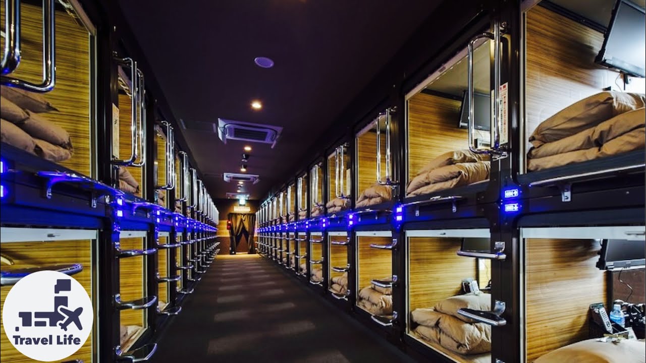 $42 Luxury CAPSULE HOTEL in Japan with Too Many Free Services | 🛌😴Anshin Oyado Shimbashi