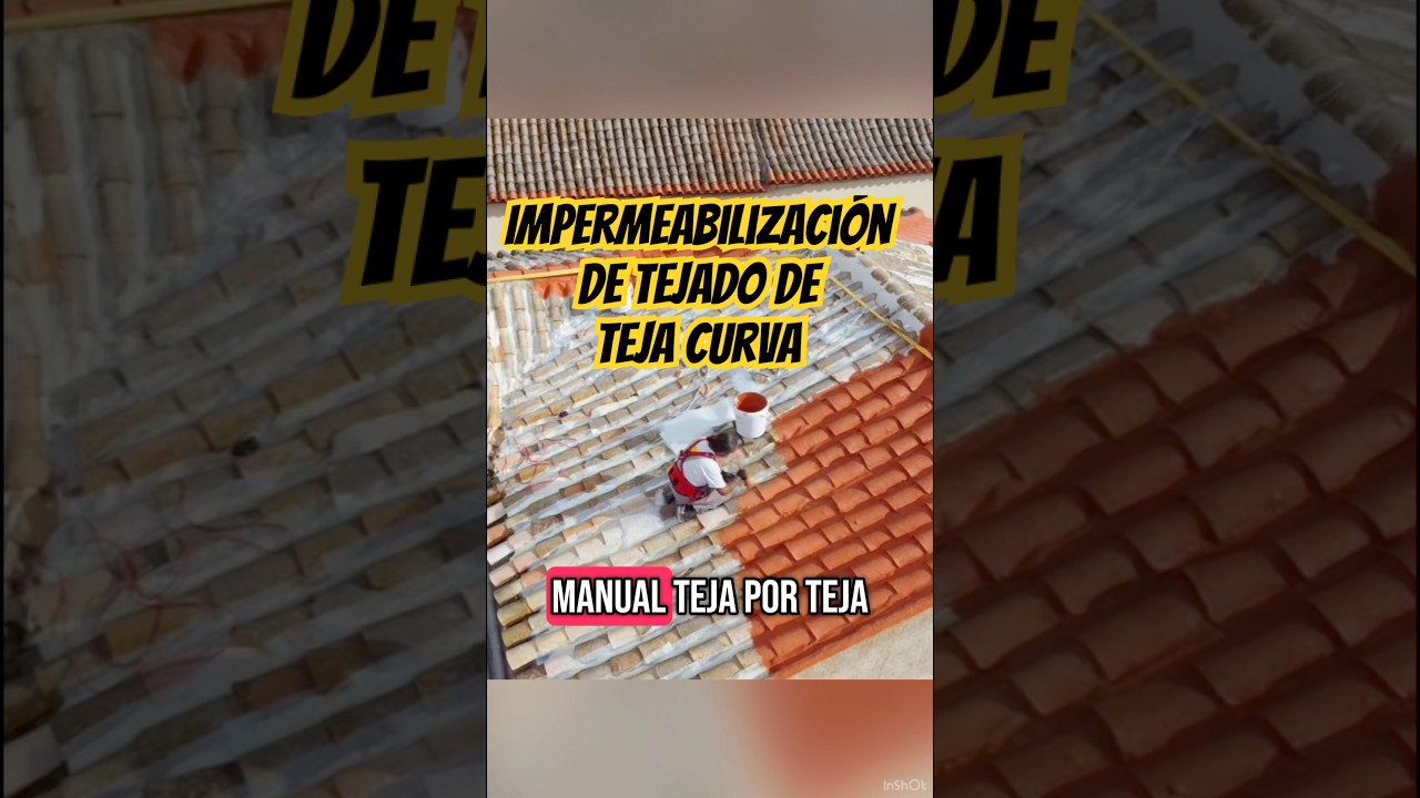 #impermeabilizacion de #tejado de #teja #curvas