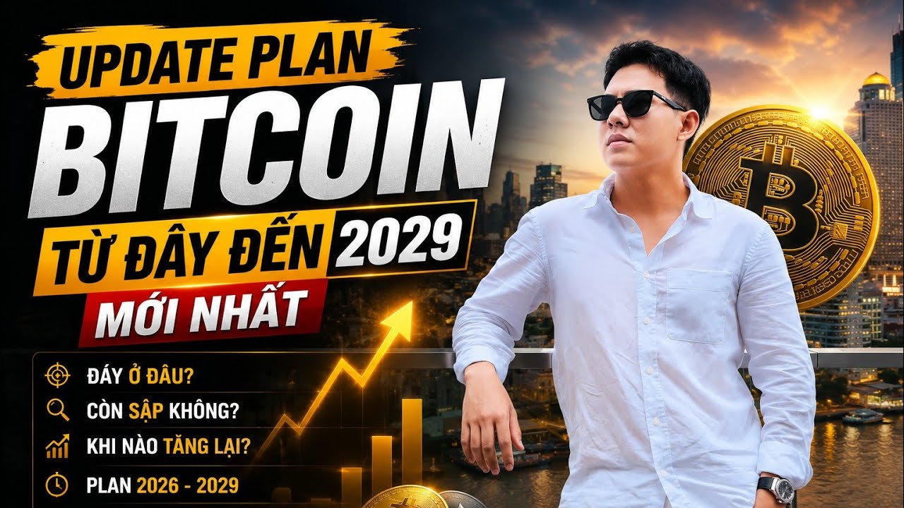 UPDATE PLAN BITCOIN TỪ Đ&Acirc;Y ĐẾN 2029 |MỚI NHẤT, Đ&aacute;y ở đ&acirc;u, khi n&agrave;o tăng lại |Đầu Tư Crypto c&ugrave;ng Chiến