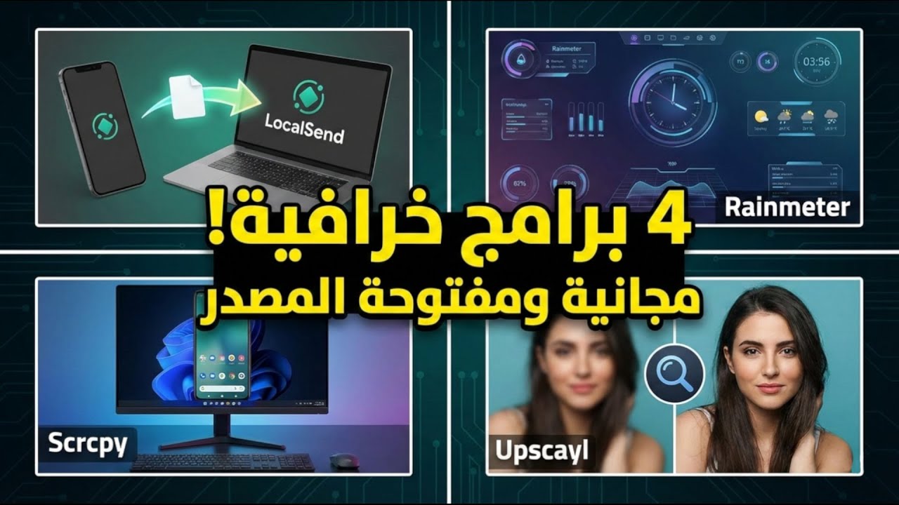4 برامج مجانية هتغير طريقتك في استخدام الكمبيوتر