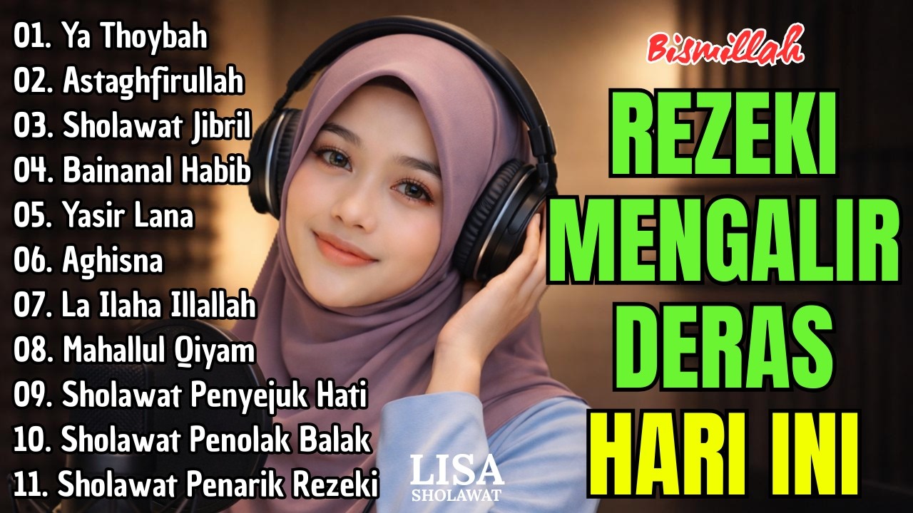 SHOLAWAT JIBRIL PEMBUKA PINTU REZEKI MUSTAJAB SHOLAWAT AKUSTIK MERDU TERBARU 2026 ADEM DI HATI