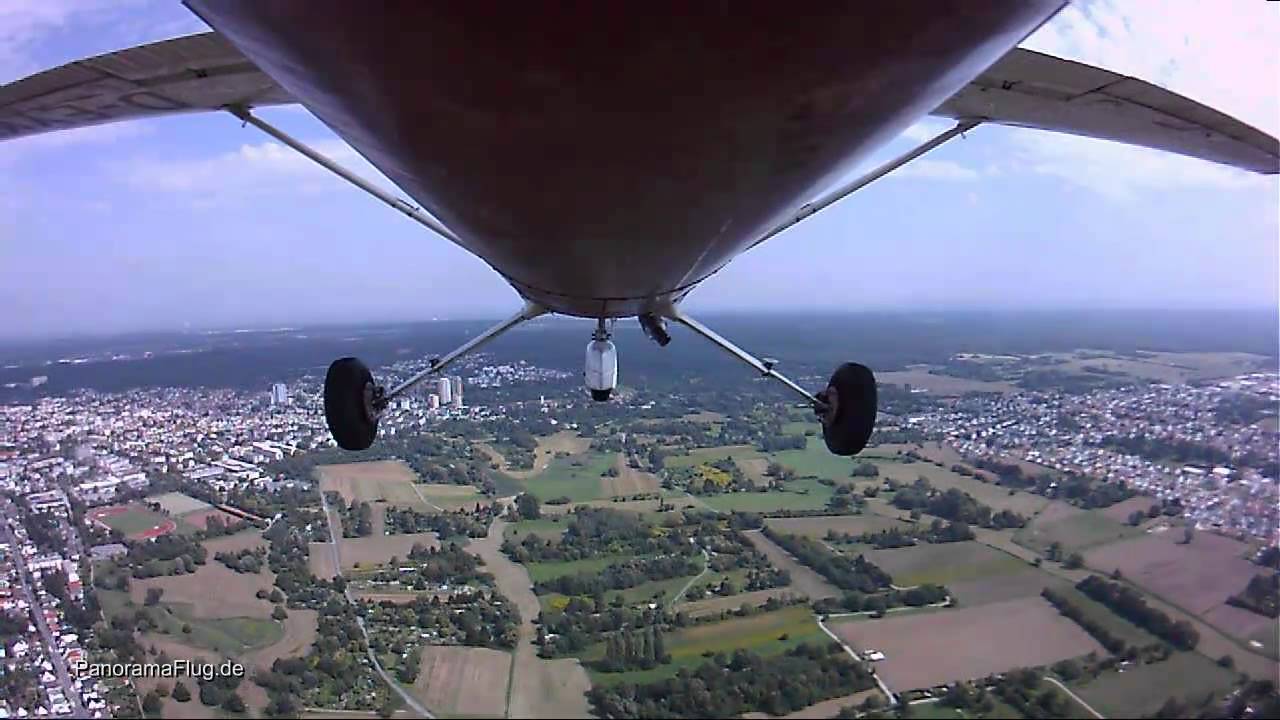 Fliegen mit der PanoramaFlug - Platzrunde in EDFE (26r) (ehemals 27)