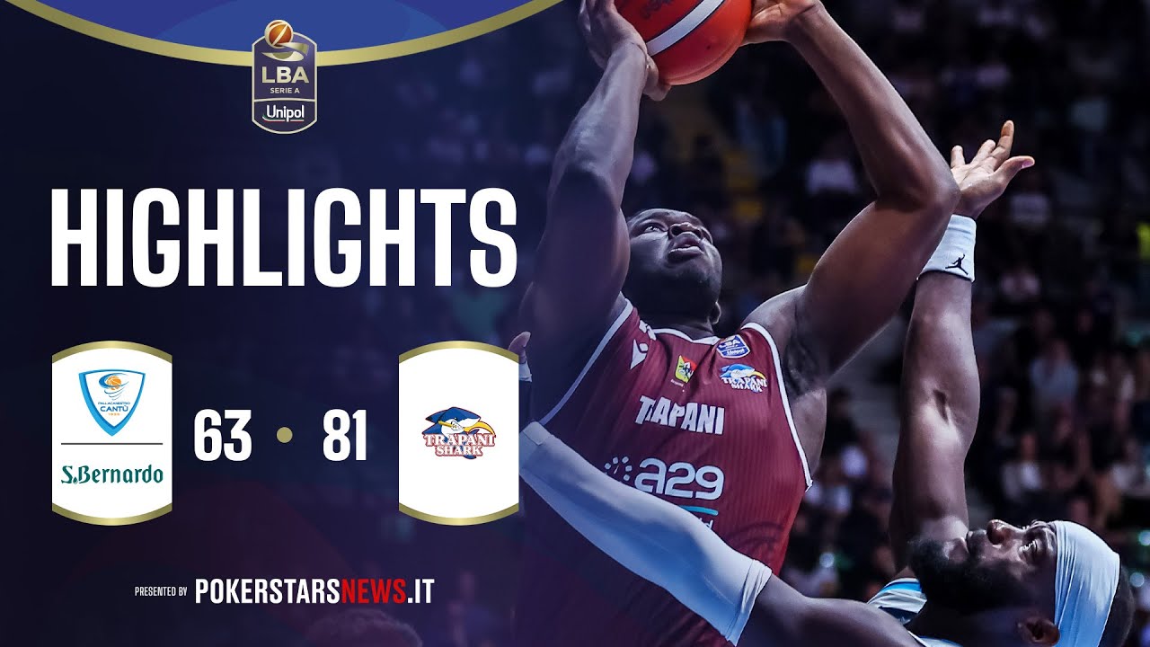Acqua S.Bernardo Cant&ugrave; - Trapani Shark | PokerstarsNews Highlights Serie A Unipol 2025/2026