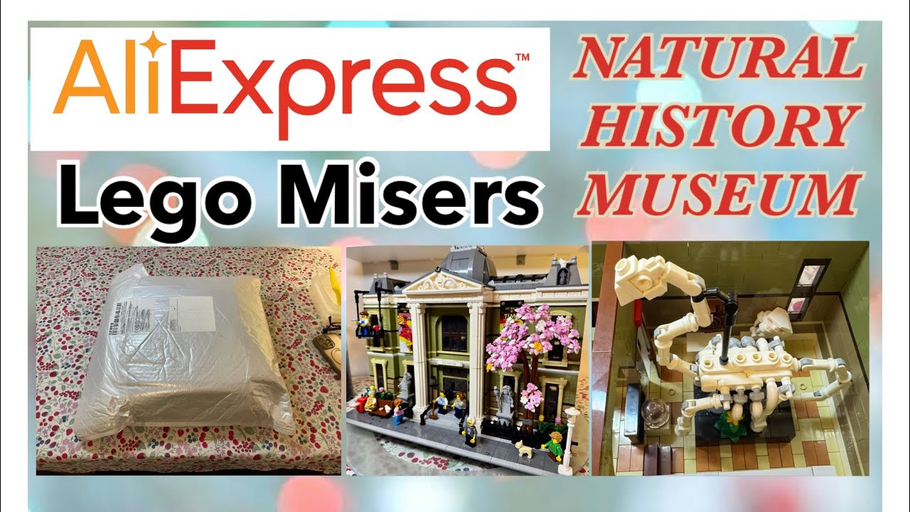 AlliExpress Lego Misers, Natural History Museum @SheClicksBricks @AustrianBrickFan 