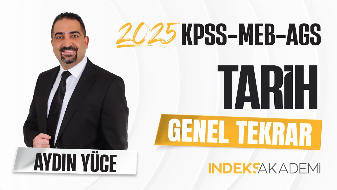 AGS/KPSS - Tarih Genel Tekrar 8 - Osmanlı Duraklama Dönemi - Aydın YÜCE