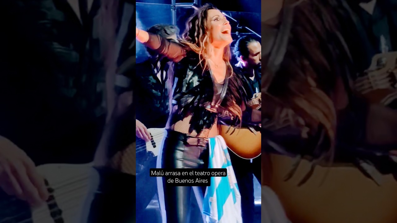 Malú arrasa en el teatro opera de Buenos Aires