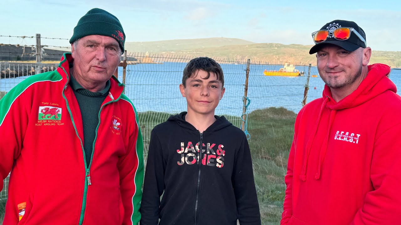 Fishing Fishguard Breakwater in an angling match