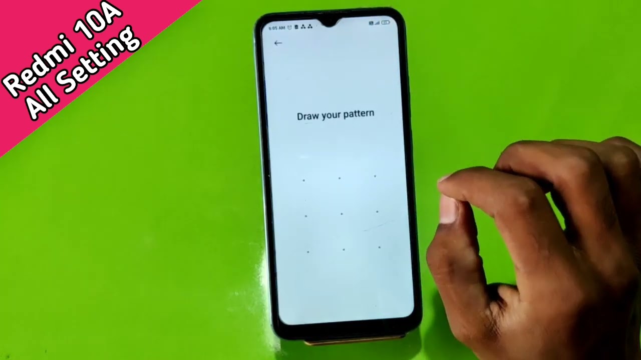 How To Set Screen Lock Password in Redmi 10A , Redmi 10A Screen Lock Password Setting
