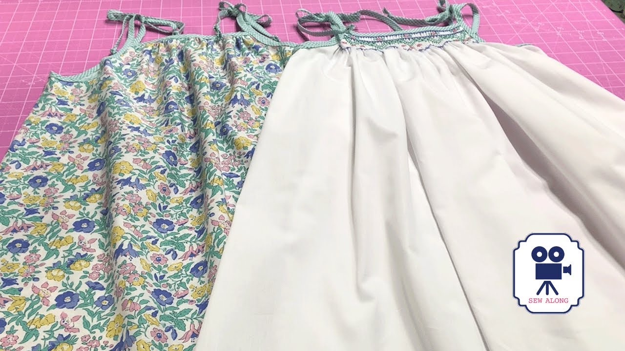 Ella with Ties: Smocked & Unsmocked Sew Along