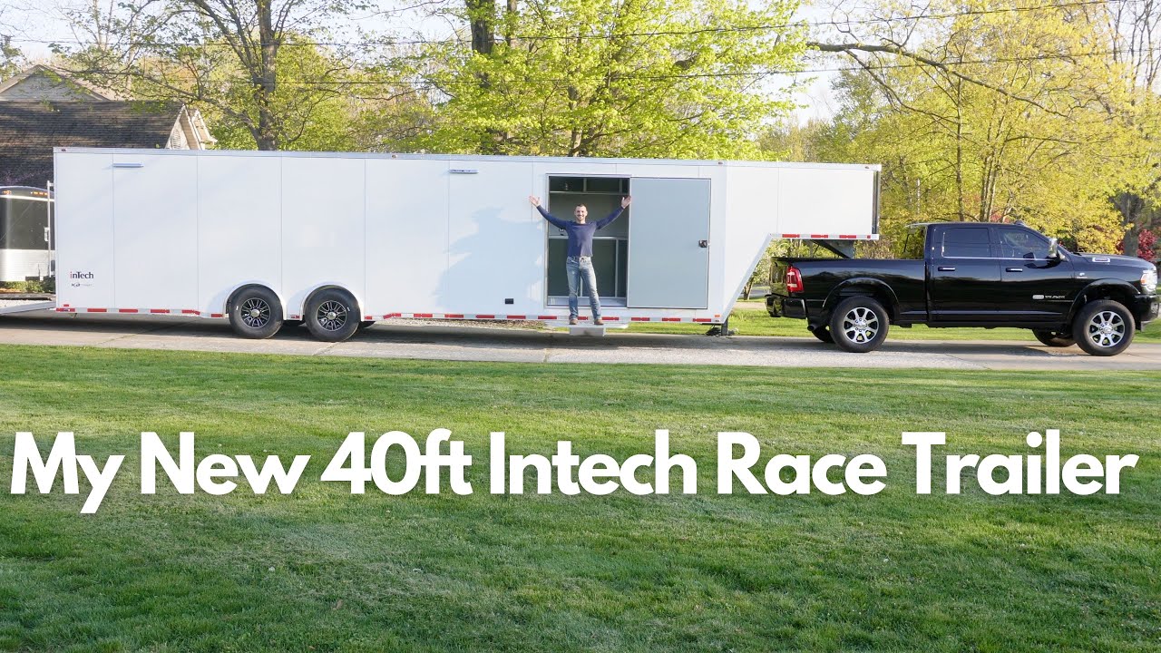 My NEW INTECH 40ft Race Trailer!
