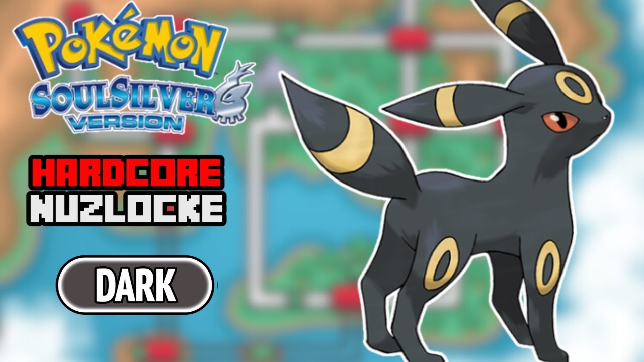 Pokemon HeartGold Hardcore Nuzlocke - DARK Only (NO Items, NO Overleveling)