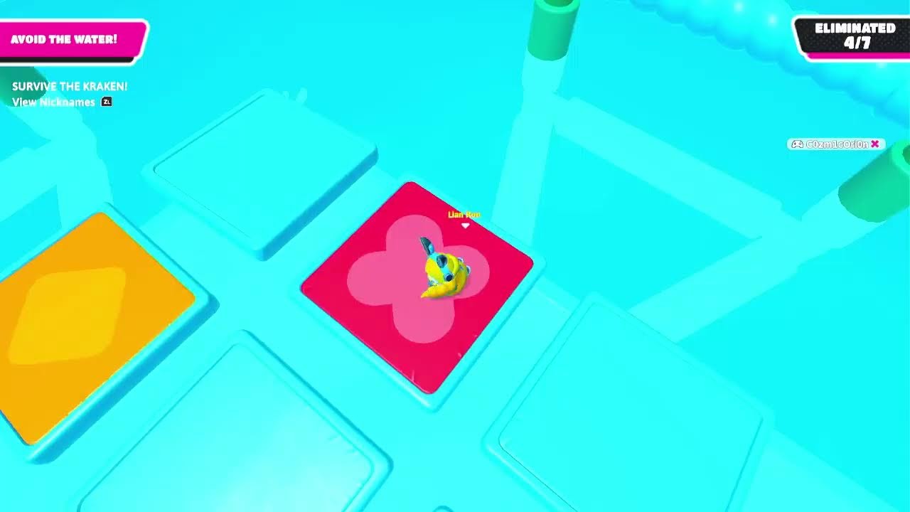 fall guys yellow vs purple customs!