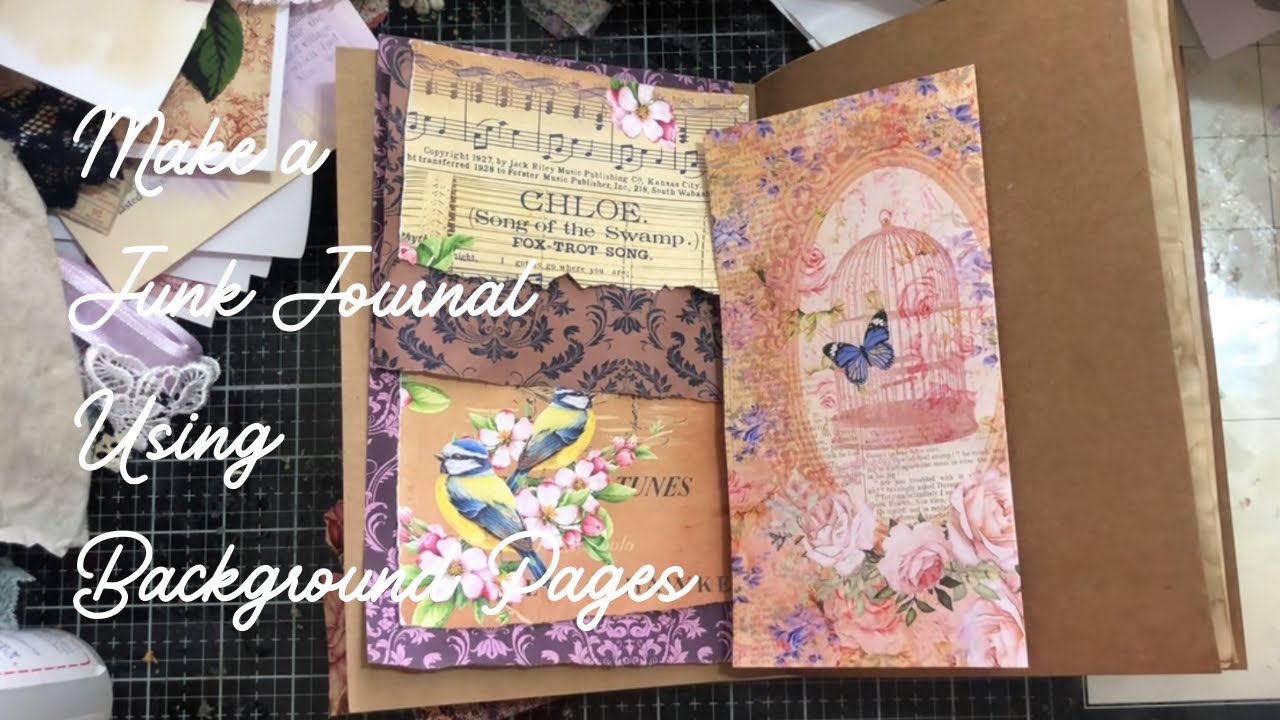 How to Make a Journal Using Decorative Papers Instead of Full Kits