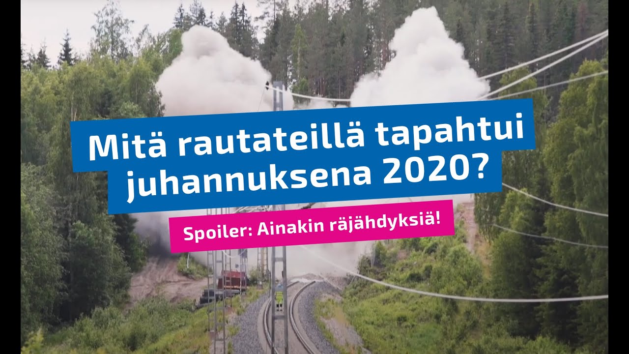 Mitä rautateillä tapahtui juhannuksena? Dokumenttivideo ratatöiden maailmasta