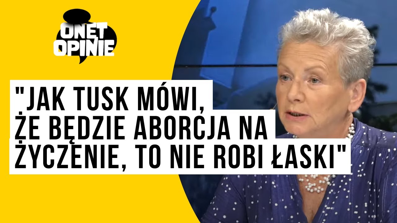 Monika Płatek: jak Tusk mówi, że będzie aborcja na życzenie, to nie robi łaski
