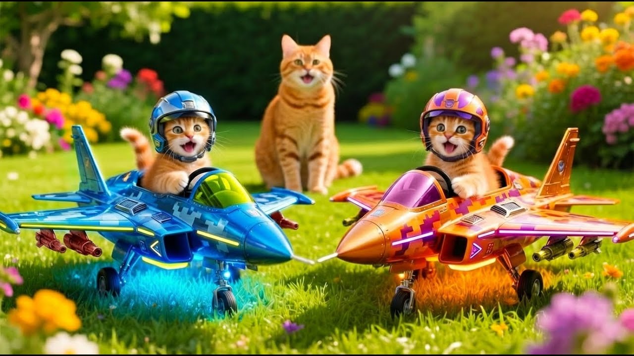 Mama Cat Trims Fur on the Farm and Makes Tiger Hat For Kittens At Home🐾🎩🐯