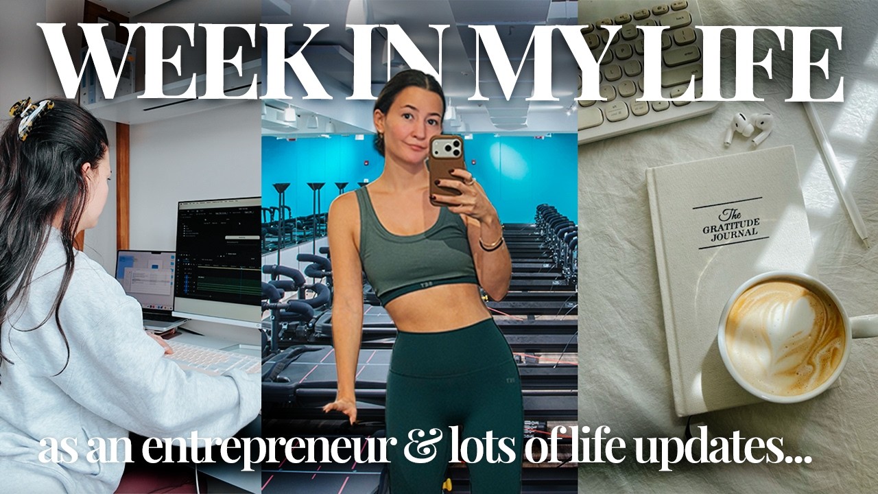 Facetime with me during a *realistic & busy* work week in my life (lots of life updates!!)