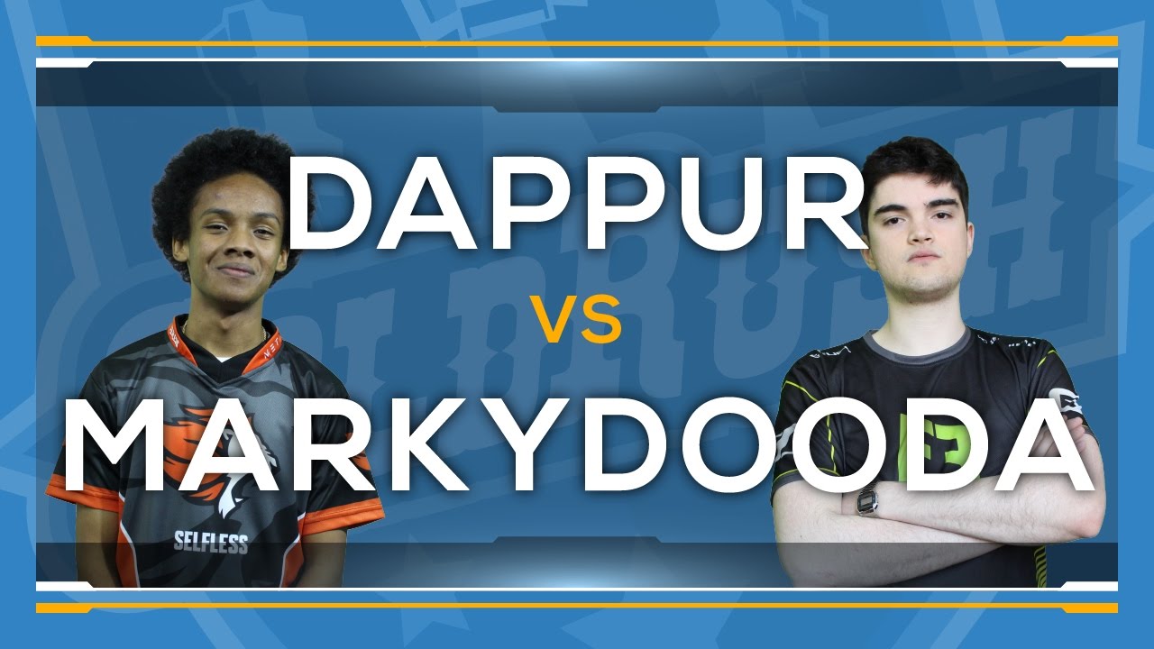 DAPPUR VERSUS MARKYDOODA | dapFro vs eyebrows at Gold Rush LAN