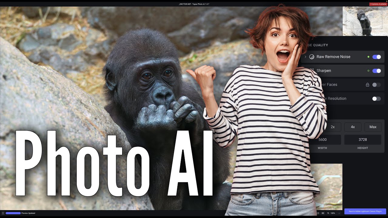 How I Use PHOTO AI With Lightroom – NOT AS A PLUGIN!
