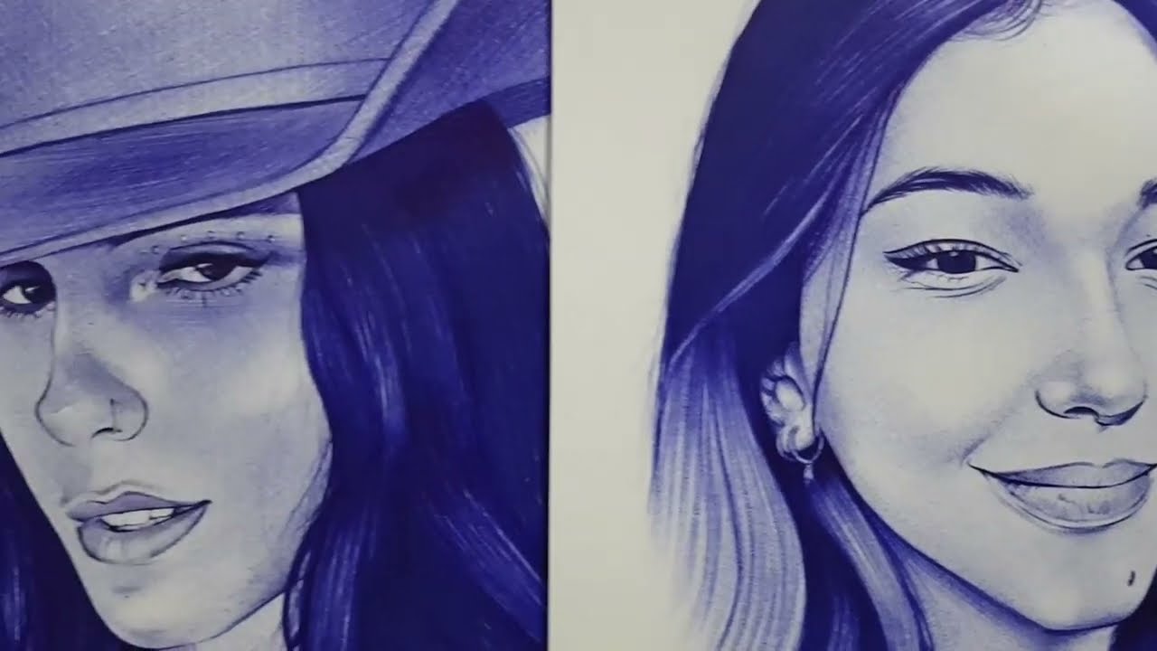 COMO SOMBREAR DE CANETA BIC - TUTORIAL