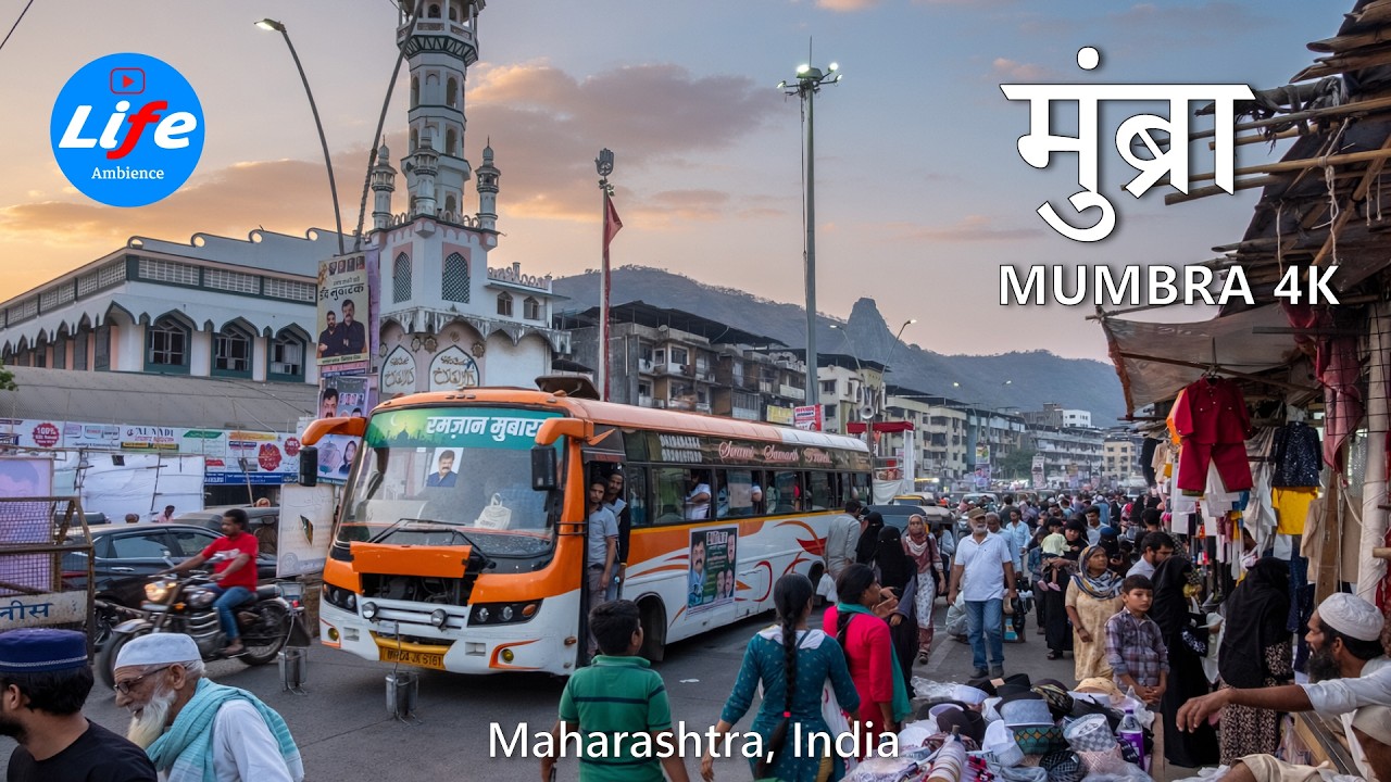 Ramadan in Mumbra 🇮🇳 - Amrut Nagar IFTAR Street Food Market - India Walking Tour 4K