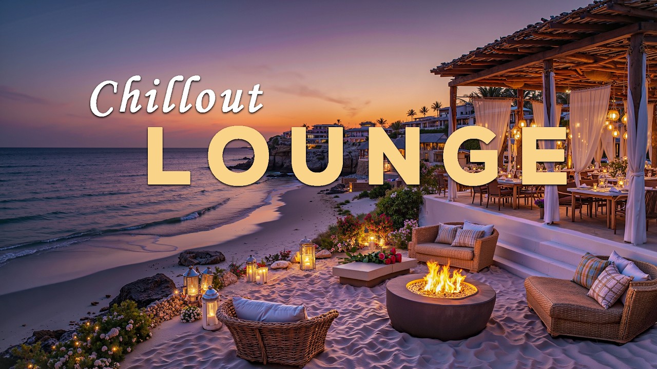 Romantic Chillout Lounge Beachside 🌴🌅 Chill Lounge Music Playlist for Relaxation & Happy Vibes
