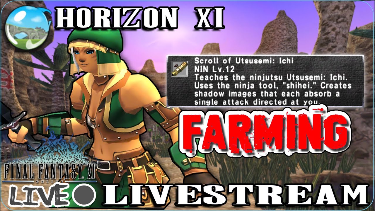 Horizon XI ~ THF Farming in Giddeus and MORE || New Classic Server FFXI