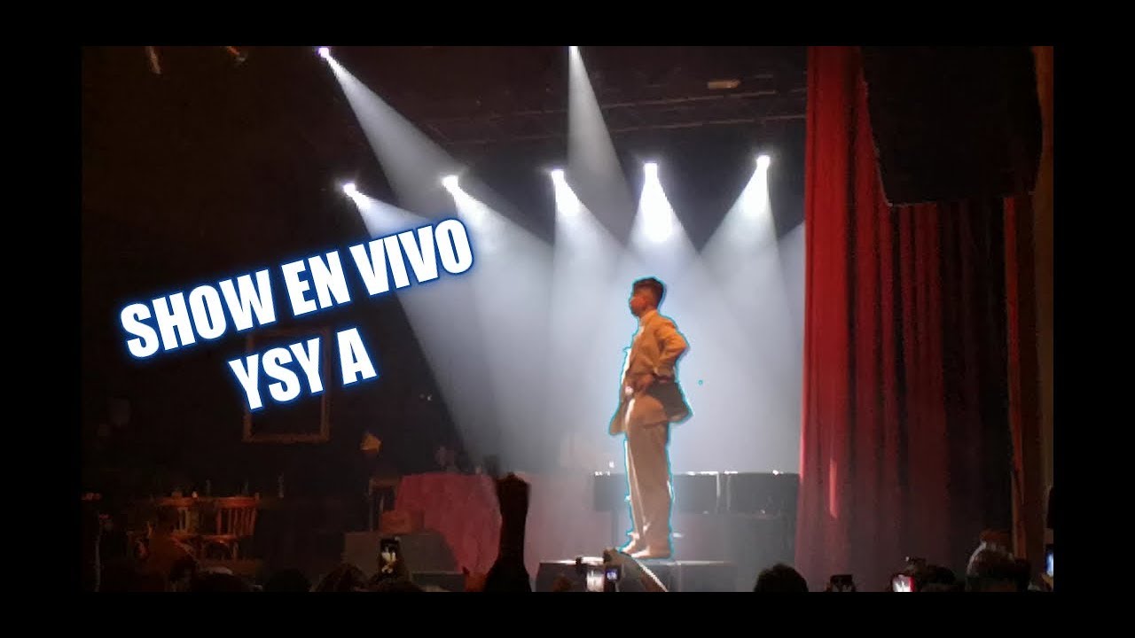 Show EN VIVO de YSY A en VORTERIX 19/10/19