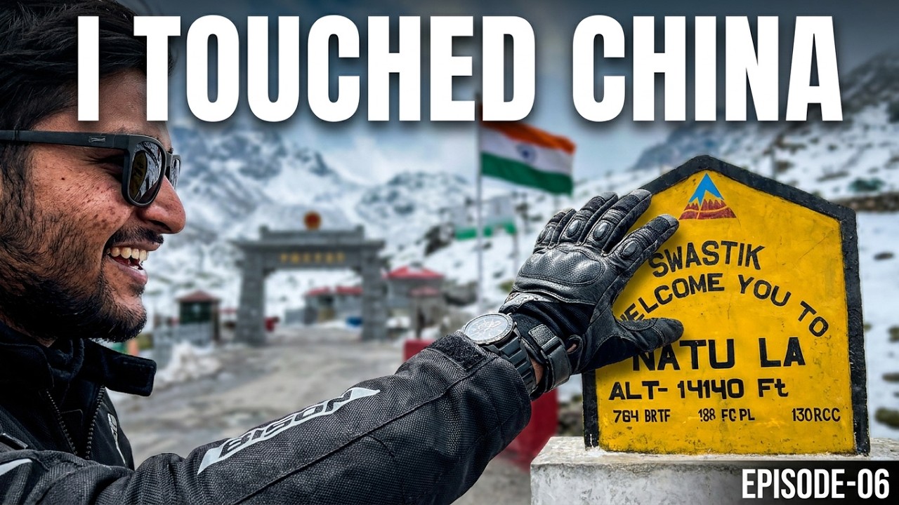 Touching the Indo-China Border! 🇮🇳🇨🇳 | Nathu La Pass Adventure