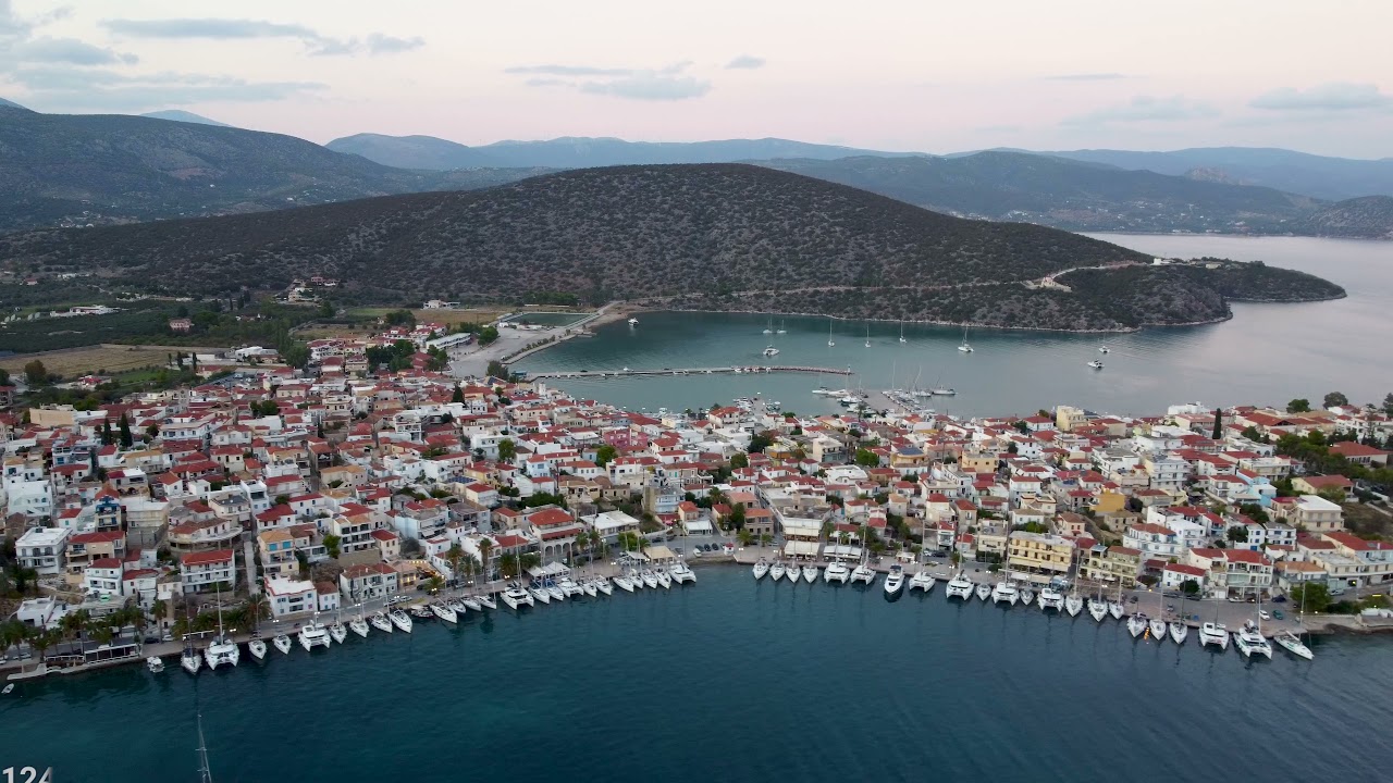 Ermioni, Greece, arial view