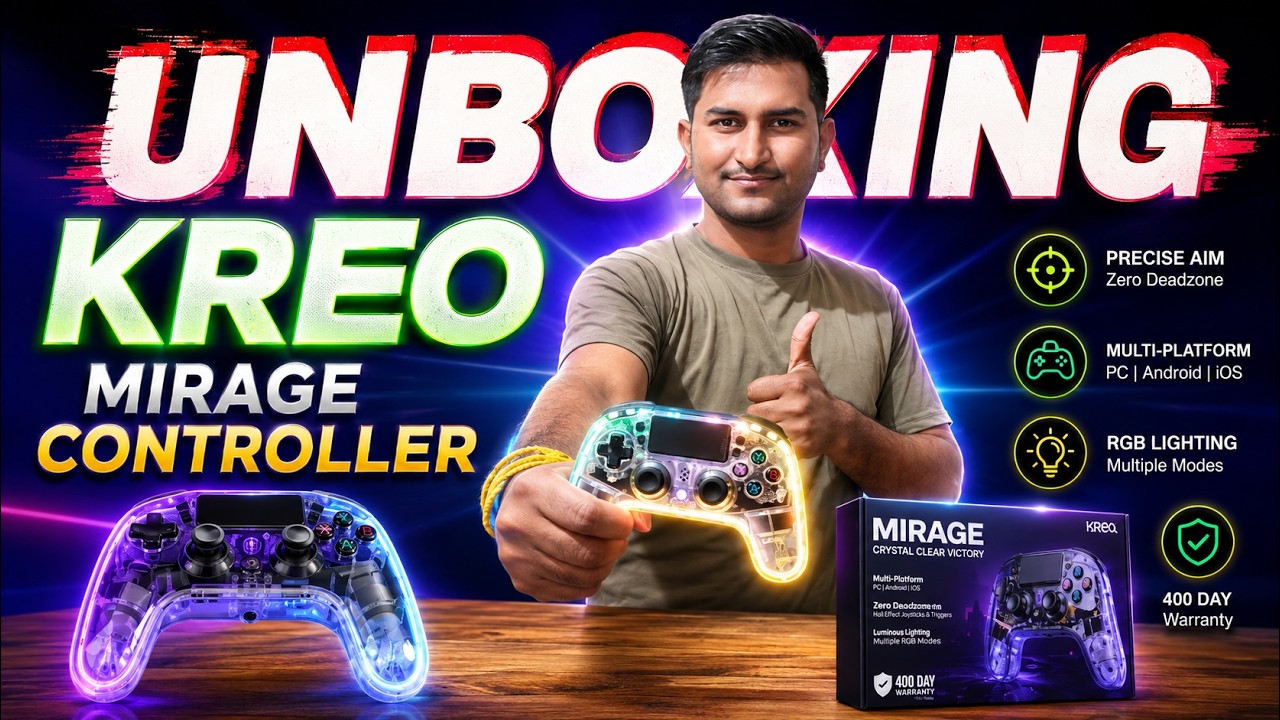 UNBOXING Kreo Mirage Wireless Controller | Best Controller Under ₹2000
