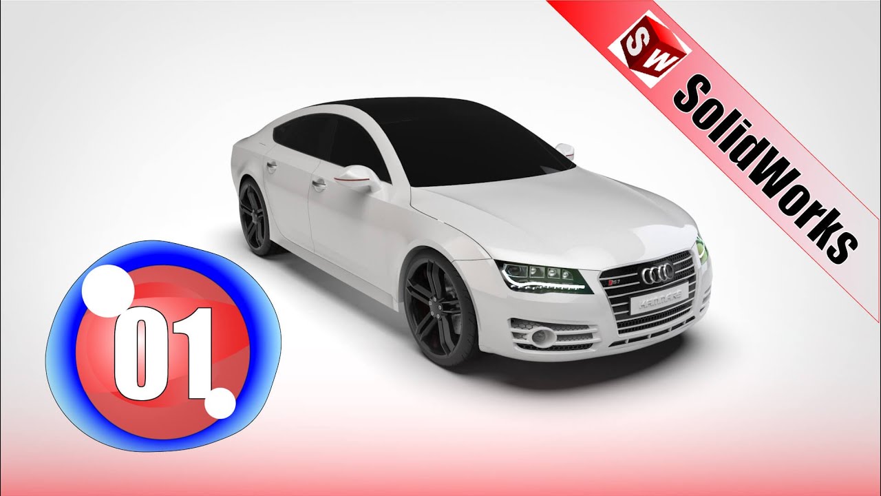 SolidWorks Modeling Audi RS 7 Episode 01