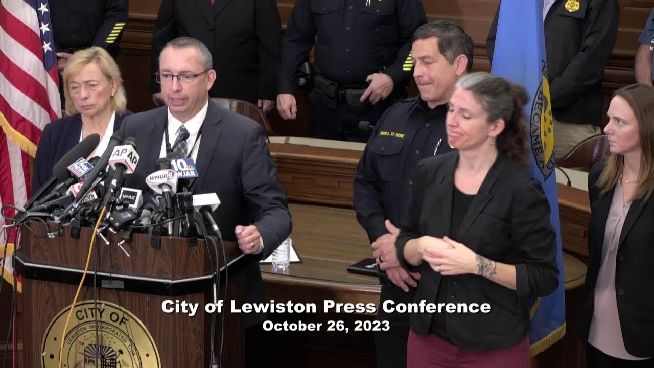 City of Lewiston Press Conference 10/26/2023