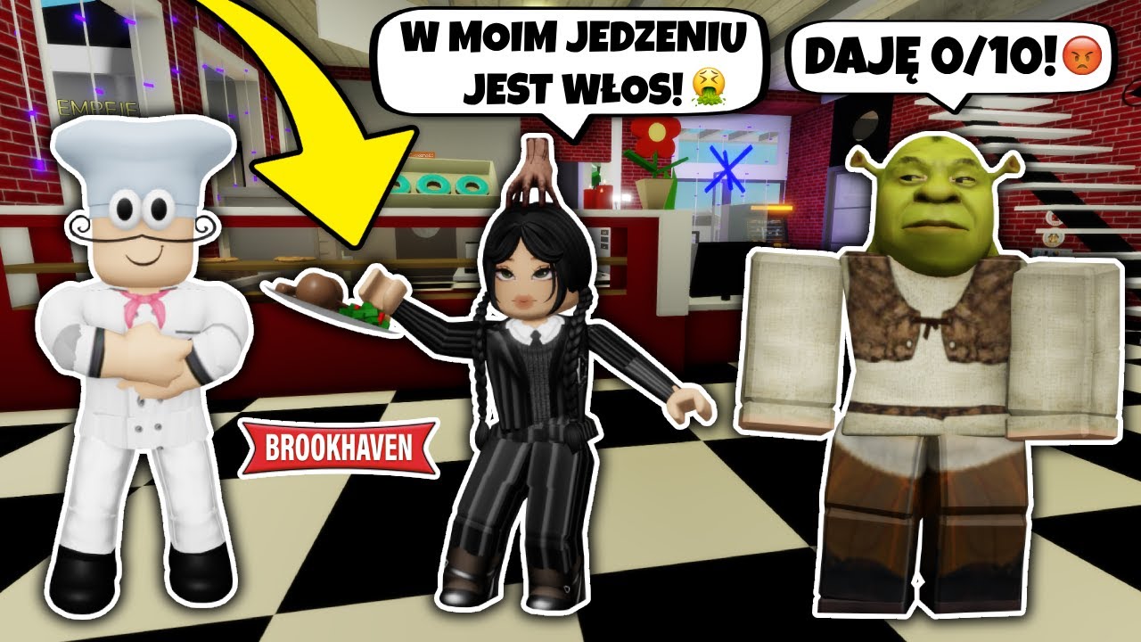 OTWORZYŁEM NAJGORSZĄ RESTAURACJĘ NA BROOKHAVEN! 🍽 😆