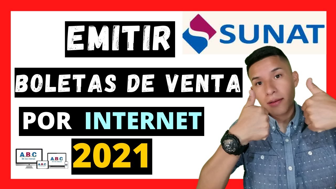 💻 COMO EMITIR UNA BOLETA DE VENTA 💰 ELECTRONICA 2021 POR INTERNET FORMALIZA TU NEGOCIO SUNAT 2021 💥