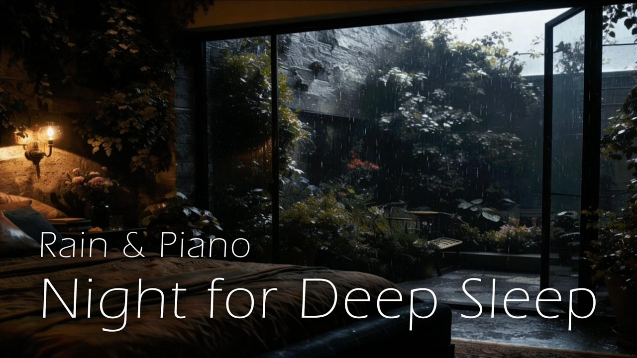 Rainy Night Whisper | Rain & Soft Felt Piano & Breathy Female Vocals 🌧️