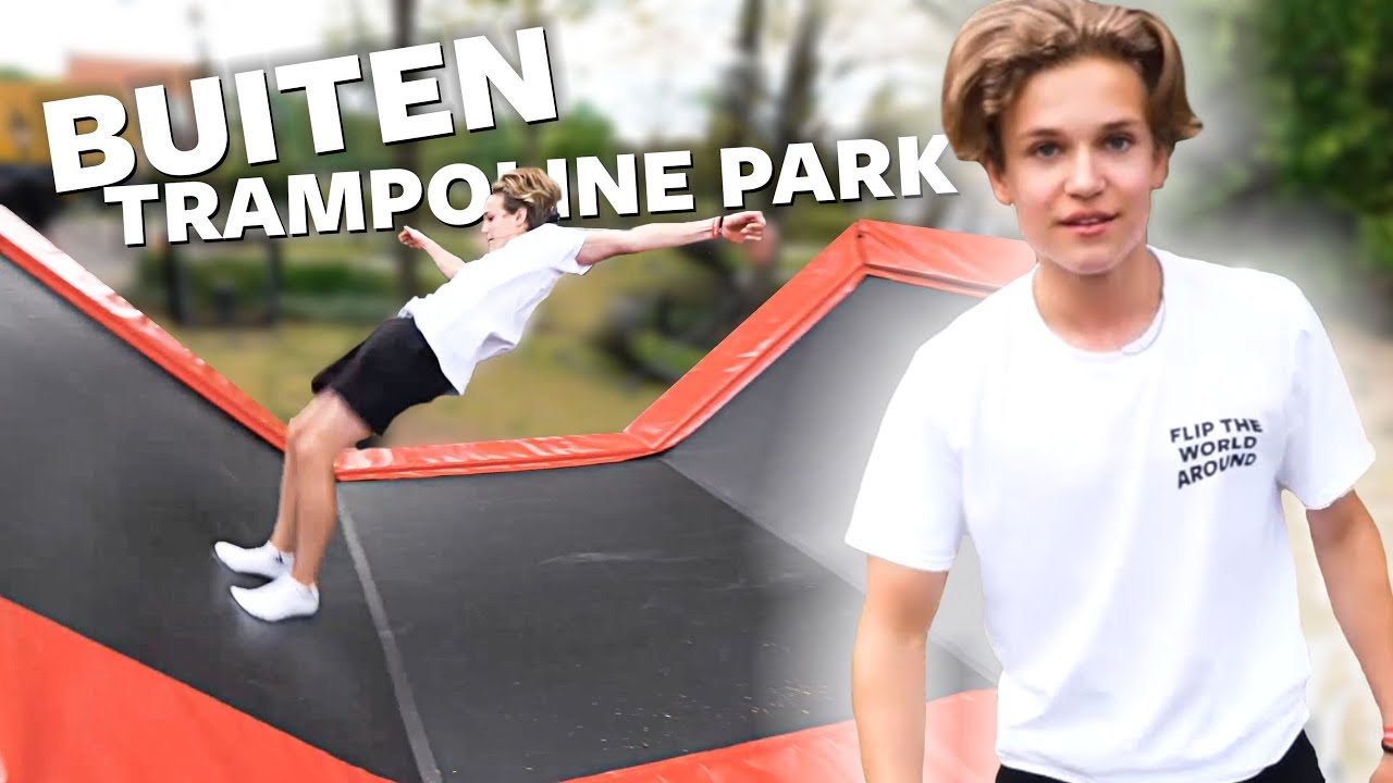 TRAMPOLINE SPRINGEN MET MIJN BROERTJE | Trampoline