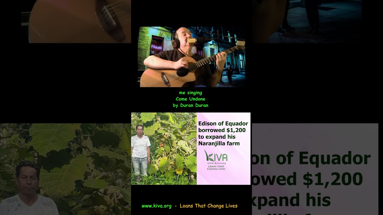 me singing Come Undone by Duran Duran  (KIVA short)  
