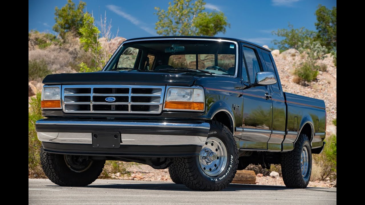 Watch our 1995 Ford F-150 Supercab XLT 4x4 5.8L with only 49k original miles