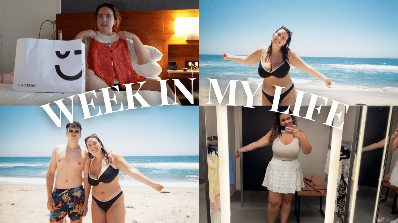 week in my life: traveling to the OC, uo and nordstrom haul, new books and beach days