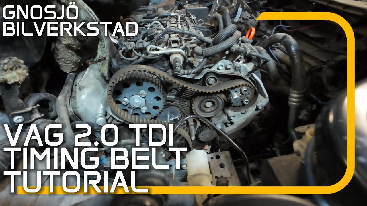 VAG 2.0TDI kamremsbyte.