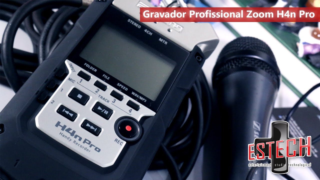 Gravador Profissional Zoom H4n Pro
