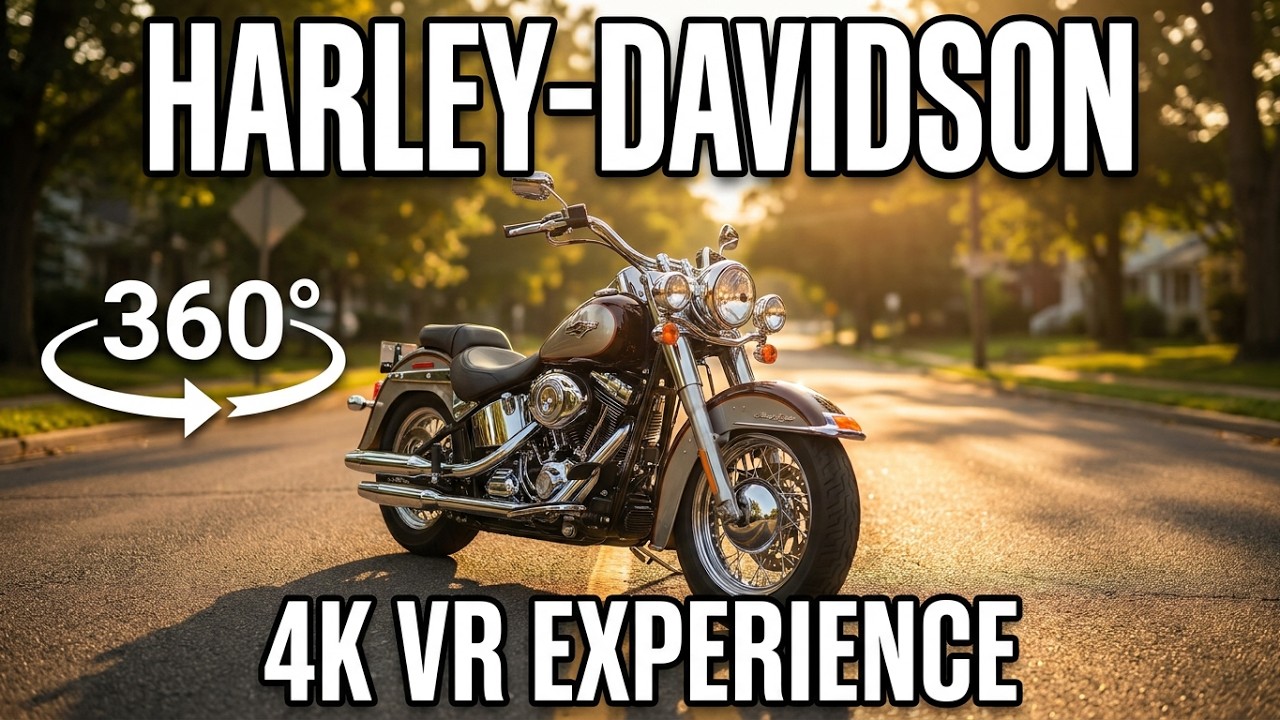 Summer Harley-Davidson Cruising XL883L FULL 360 4k VIDEO