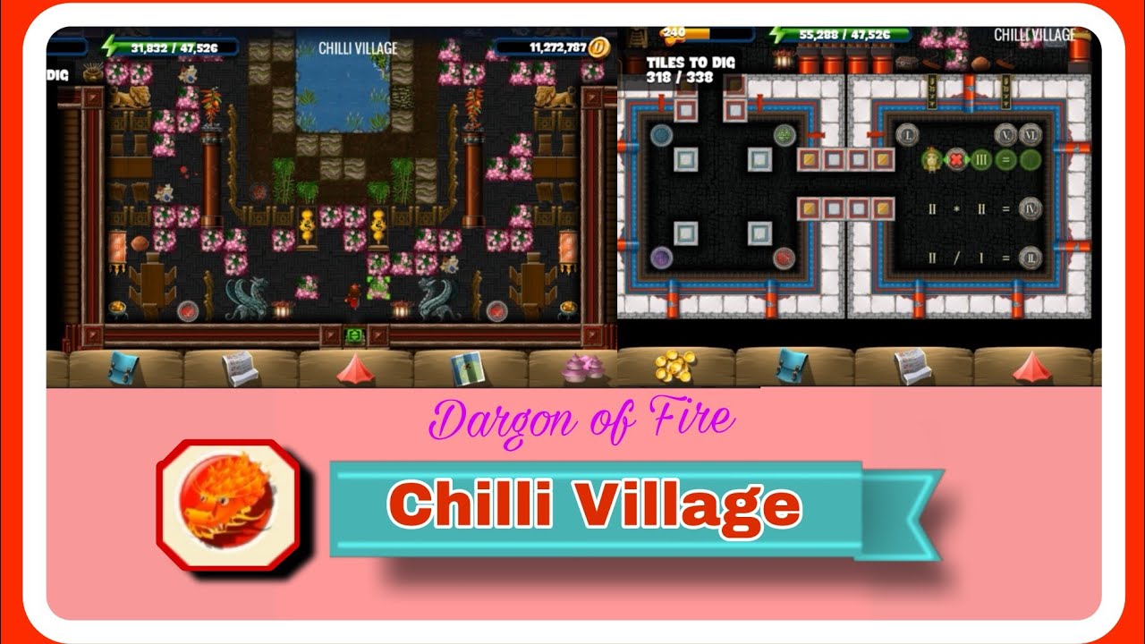 Chilli Village | #1- Dargon of Fire | #diggysadventure |