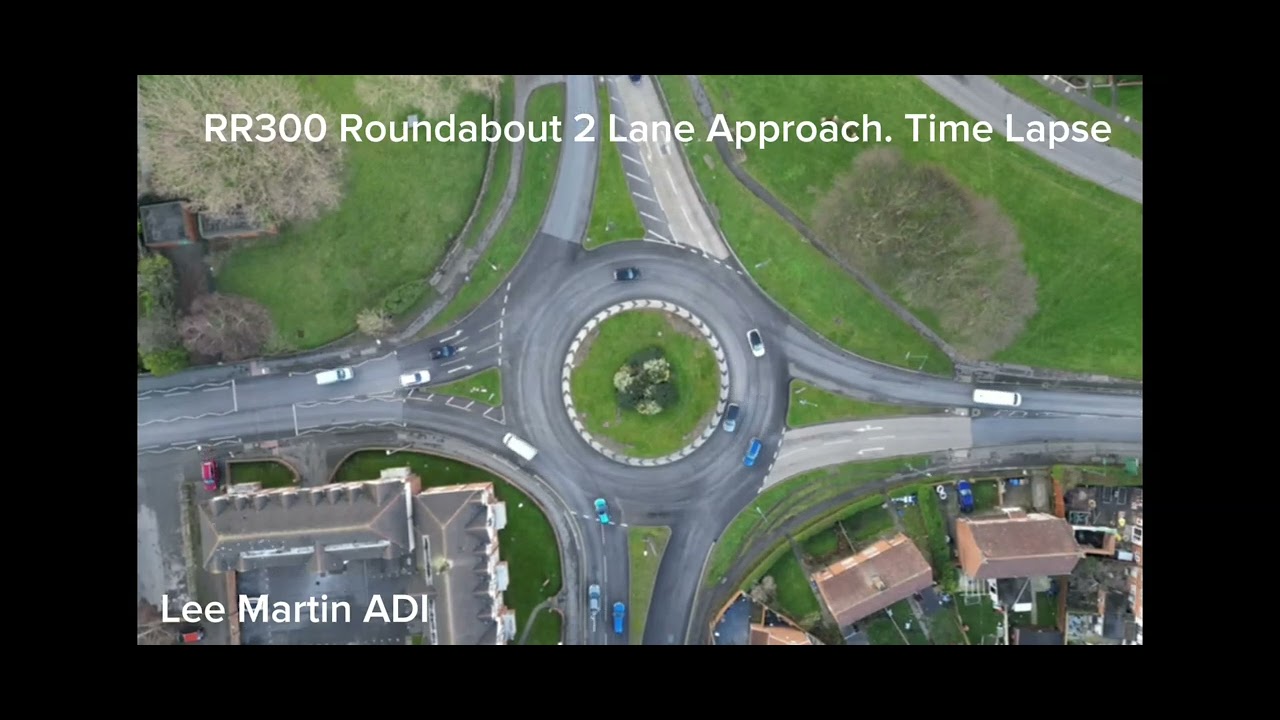 RR300 Roundabout 2 Lane Approach. Time Lapse (C)