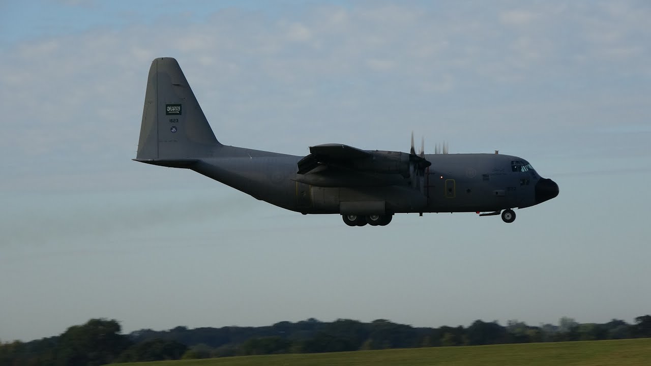Birmingham Airport Spotting - Royal Saudi Air Force - Lockheed C-130H Hercules -1623- September 2025