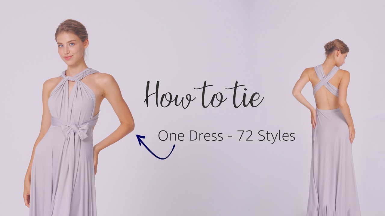 Elegant Halter Style Tutorial for 72Styles Infinity Dress | Step-by-Step Guide