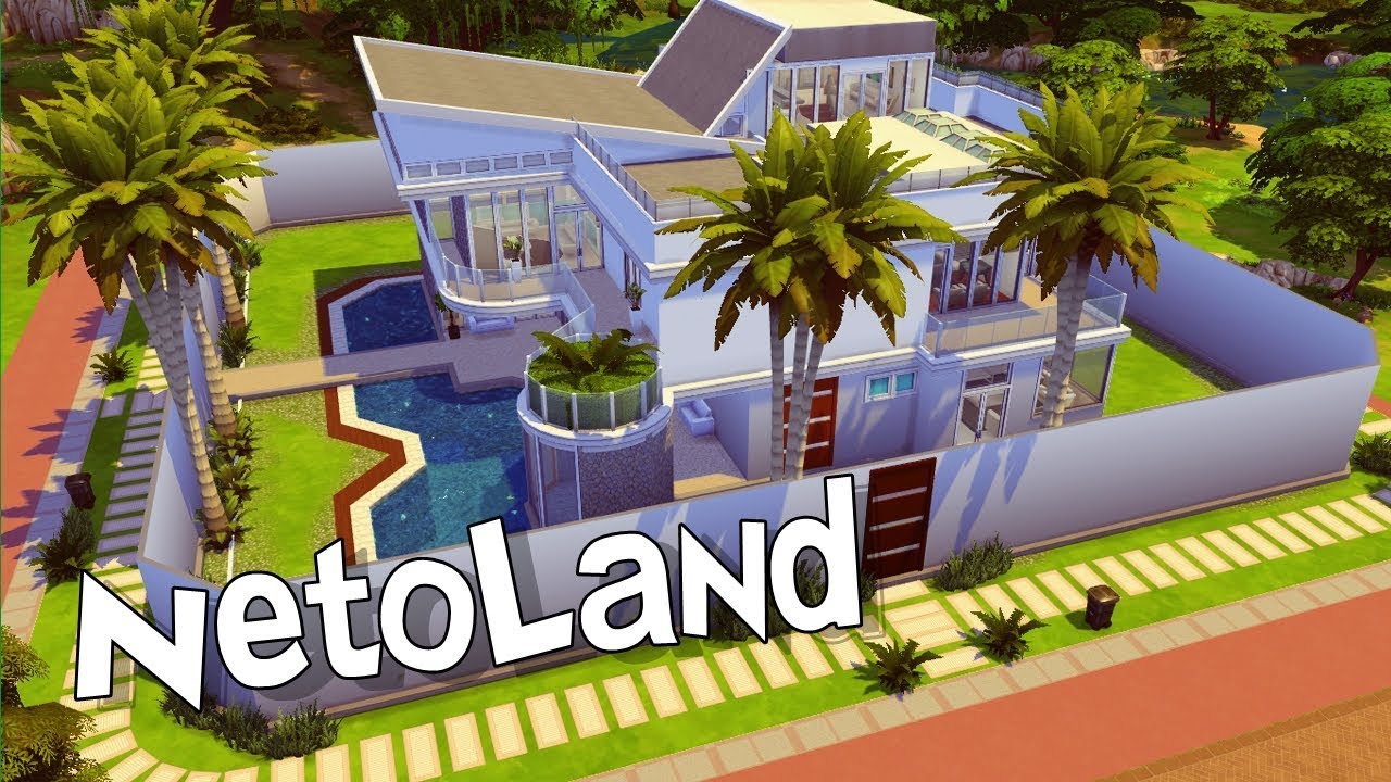 Casa dos Irm&atilde;os Neto - NETOLAND │The Sims 4 (Speed Build)