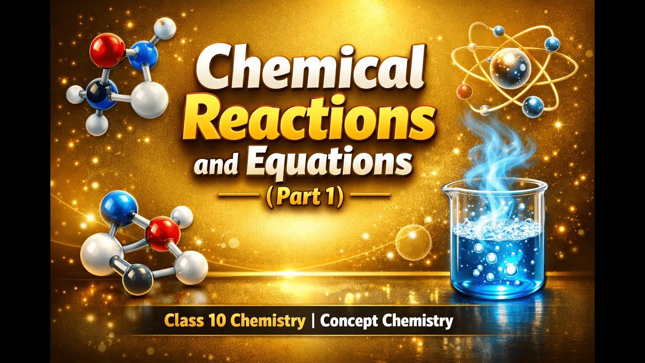 class10 chapter-1 Chemical Reactions and Equations | Part- 1| 