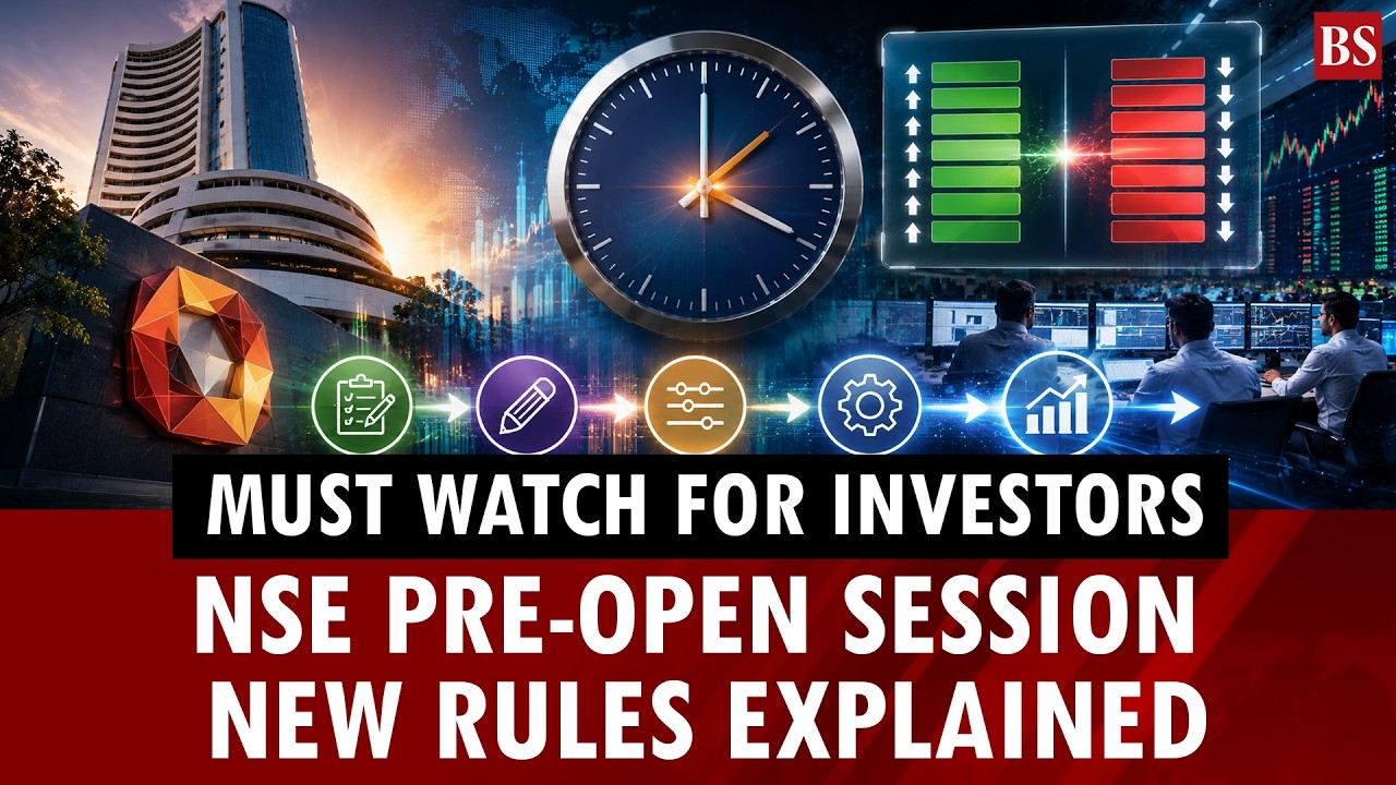 NSE pre-open session new rules explained | Stock market news | Nifty | Limit Order | Market Order